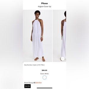 Pitusa Aegean Coverup Dress